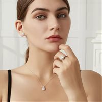 Anneau Gaurosa Femme Fantasy in Argent Moissanite MSR22052430 - MSR22052430